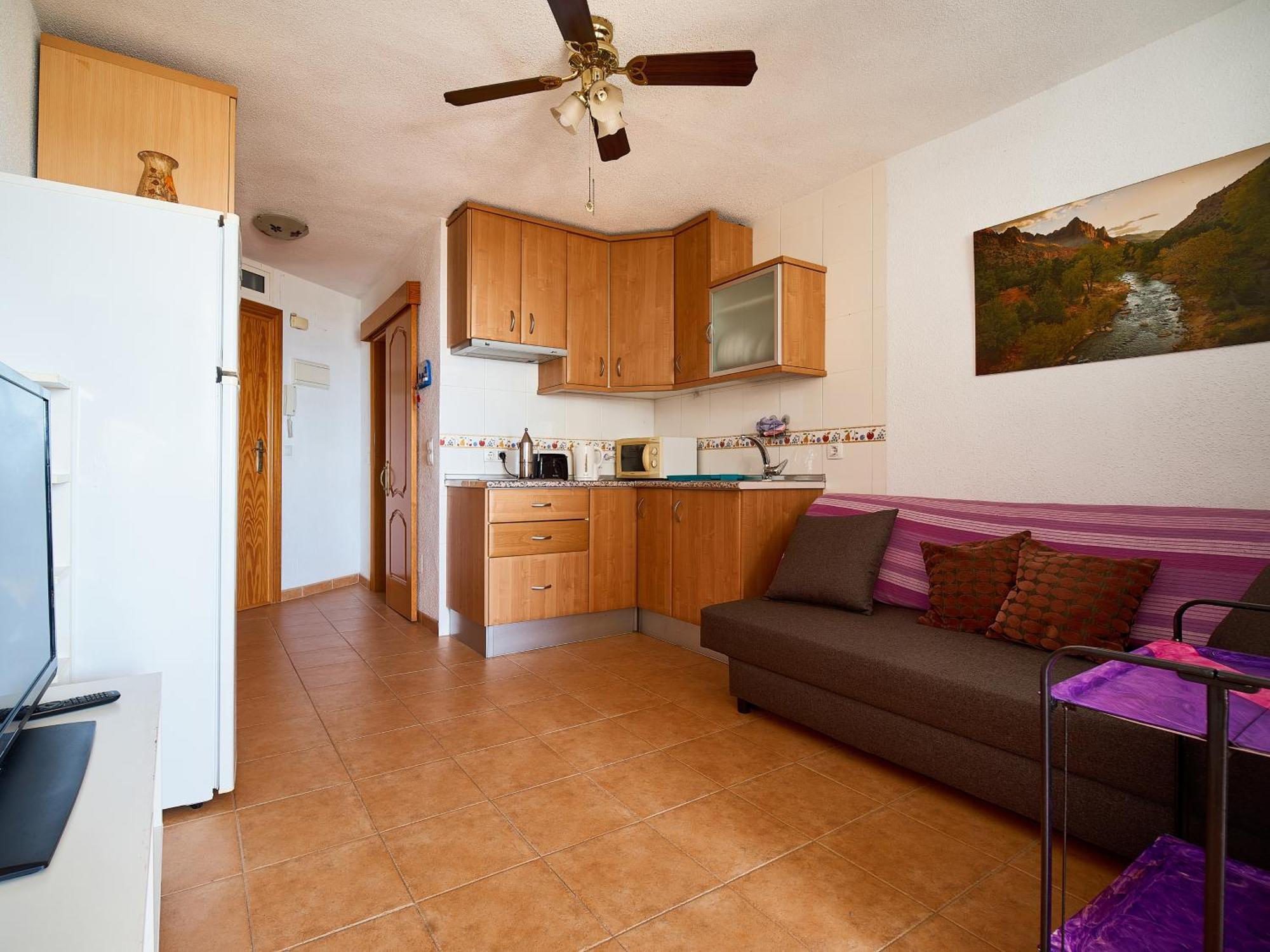 Lovely Studio With Seaview 700M From The Beach La Cala Del Moral Ngoại thất bức ảnh